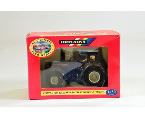 Britains Ertl 1/32 Ford 8730 Tractor with Flotation Tyres. M in Box.