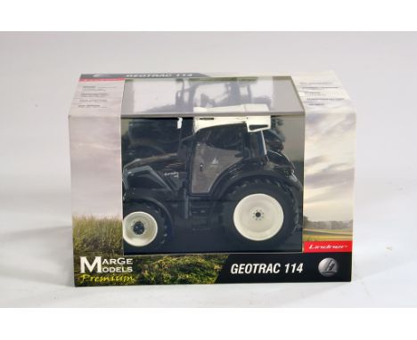 Marge Models 1/32 Lindner Geotrac 114 Tractor. Black. Special Edition. M in Box.
