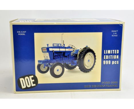 Universal Hobbies 1/16 Ford 5000 Doe Demonstrator Tractor. M in Box.