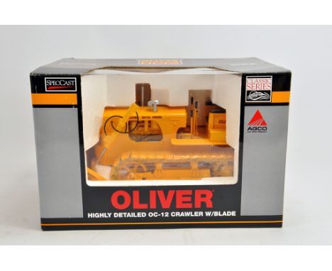 Spec Cast 1/16 Oliver Crawler Tractor with Blade. M in Box.