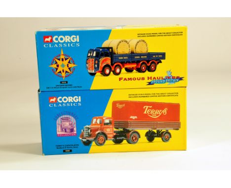 Corgi 1/50 Commercial Diecast comprising No. 10102 ERF 8 Wheeler (Gwynne Bowen) plus 18402 Bedford O Series (Terrys Chocolate