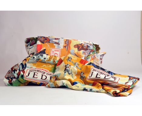 Star Wars Original Return of the Jedi Bedding Set including Duvet, Pillow Cases and Curtains. 
