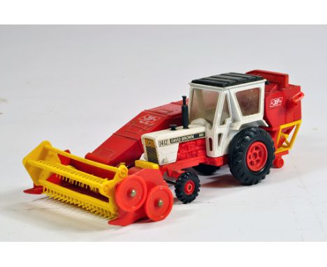 Corgi David Brown 1412 Tractor with JF Harvester. VG to E. 