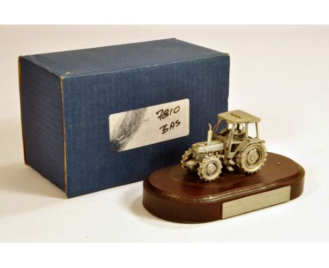 Extremely Scarce Pewter Model of a Ford 7810 Tractor. Presented to Ford Tractor Dealers to Commemorate 25 years of Basildon T