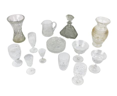 A large collection of Drinking Glasses, including Sherry, Wine and Champagne Glasses, sold as is, w.a.f. (1)