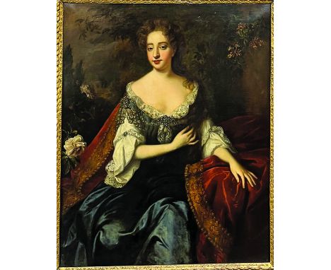 William Wissing, Dutch (1656-1687) "Queen Mary the Second of England (1662-1691) when Princess of Orange," O.O.C., half lengt