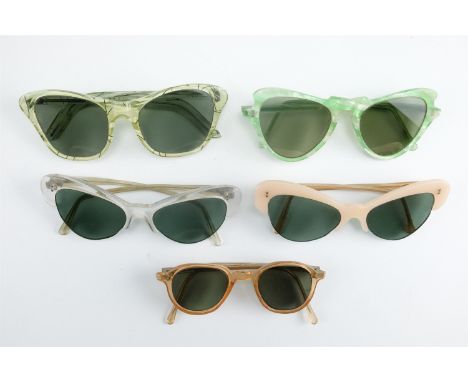 Five pairs of vintage sunglasses by Priest and Ashmore