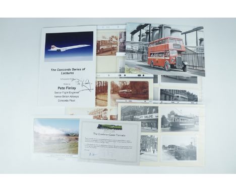 [ Transport ] Pete Finlay, senior Flight Engineer, "The Concorde Series of Lectures. A Companion Guide", signed by the author