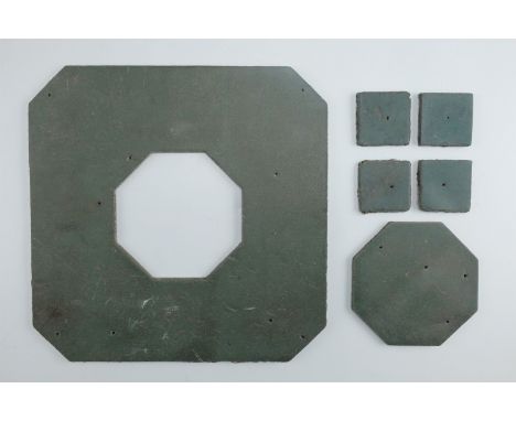 [ Titanic ] A Linoleum floor tile cluster from the landings off the 1st class staircase and 2nd Class public areas of the Whi