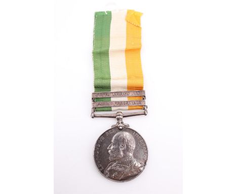 A King's South Africa medal to 504 Staff Armourer Serjeant W King, Ordnance Corps