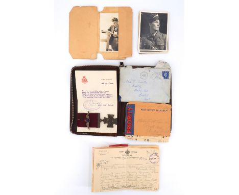[ Victoria Cross ] Leslie Thomas Manser, VC (1922 - 1942), RAF bomber pilot, a powerfully moving document and photograph grou