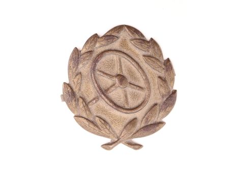 A German Third Reich army motor vehicle driver's badge of merit, (a/f)