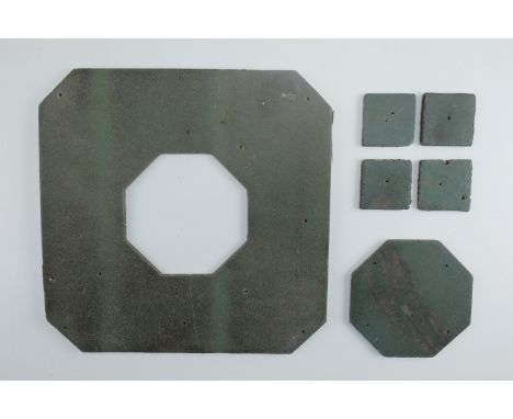 [ Titanic ] A Linoleum floor tile cluster from the landings off the 1st class staircase and 2nd Class public areas of the Whi