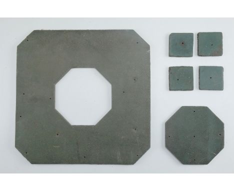[ Titanic ] A Linoleum floor tile cluster from the landings off the 1st class staircase and 2nd Class public areas of the Whi