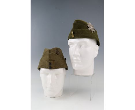 Second World War Black Watch and Army Catering Corps Field Service Caps