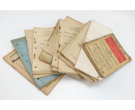 A group of Second World War Home Guard, Civil Defence and Army training pamphlets etc