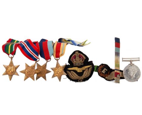 WWII SERVICE MEDAL GROUP,comprising the War Medal, the 1939-45 Star, the Africa Star, the Atlantic Star, the Pacific Star wit