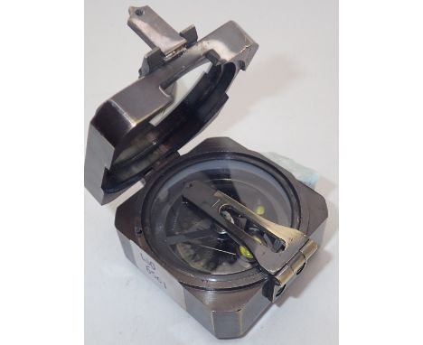 Brass compass, marked Kelvin & Hughes