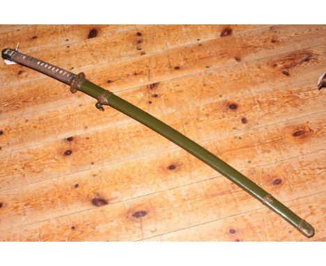 Samurai sword and scabbard.