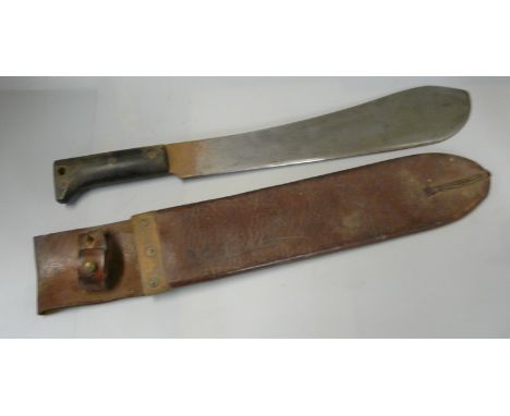 A US issue machete and scabbard, dated 1945 