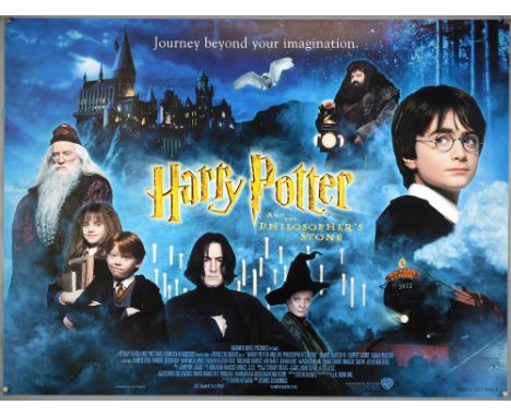 Harry Potter and The Philosopher's Stone (2001) British Quad film poster, Warner Bros, rolled, 30 x 40 inches