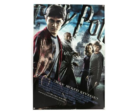 Two Harry Potter one sheet film posters including, The Half Blood Prince &amp; The Order of the Phoenix, Warner Bros., rolled