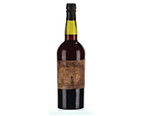 1927 Quinta de RorizStained and damaged label1x75clThis is believed to be the first single quinta vintage port to be offered,