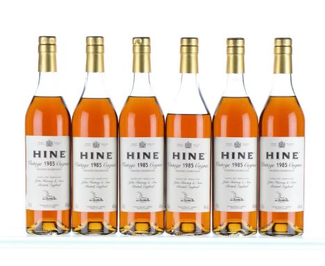 1985 Hine Vintage Grande Champagne CognacLanded in 1987 and bottled in 2000John Harvey & Sons, BristolOne bottle L/S6x75cl 