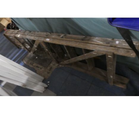 A Vintage Wooden Step Ladder 