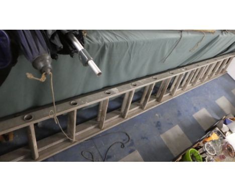 An Aluminum Extending Ladder