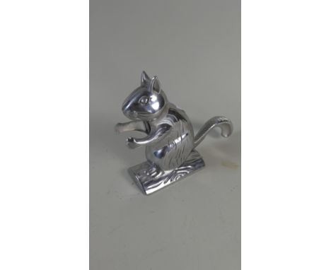 A Reproduction Metal Nut Cracker In the Form of a Squirrel, 18cm high 