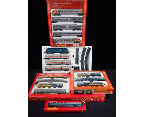 A COLLECTION OF BOXED HORNBY 00 GAUGE SETSincluding Inter-City 125, Inter-City APT and Hornby (GB) R.873 Freightliner. (5)