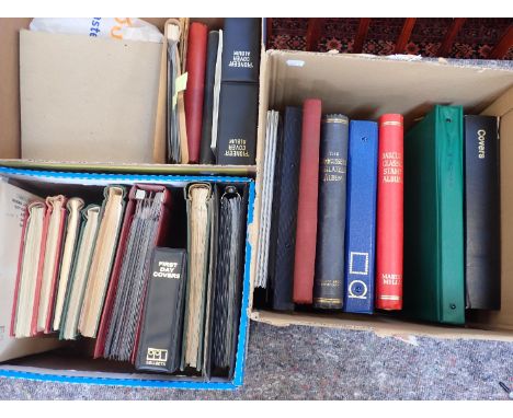 A QUANTITY OF BRITISH STAMPS23 albums and loose, note GB FDC's from 1960's to 1980's, some pres-packs and mint sets incl p.du
