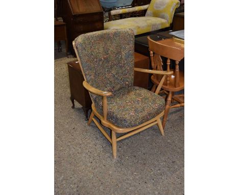 VINTAGE ERCOL ARMCHAIR WITH LOOSE CUSHIONS