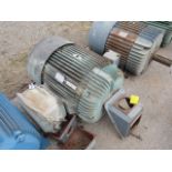 Reliance 150 HP Motor, Phase 3, Frame 445T, HZ 60, RPMs 1785