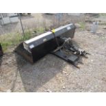 Self-Dump Forklift Bucket, Model #1484SDH, Style = Universal Fit, Width 84 inches