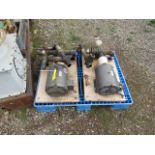 (2) Rotary Pumps, (Each unit has Baldor Motors Attached)