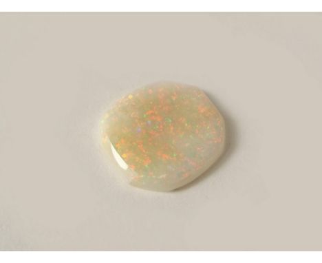 SPECIMEN OPAL. A gem quality specimen opal. 17mm x 18mm. Approx. 6.5ct.