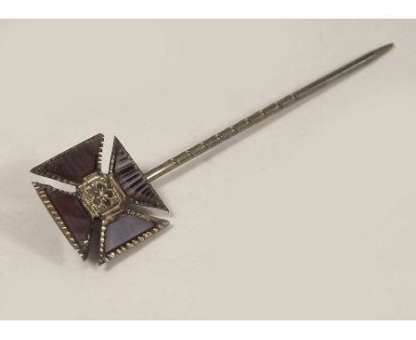 STICK PIN. A Scottish hardstone stick pin.