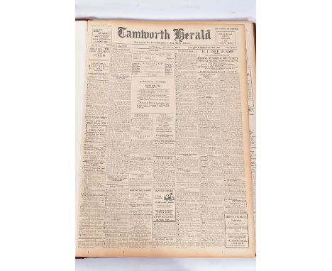 THE TAMWORTH HERALD - WAR YEAR EDITION, an Archive of the Tamworth Herald Newspaper covering 1941, articles include petty rac