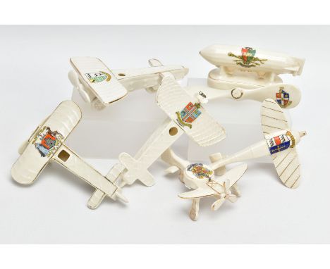A COLLECTION OF WORLD WAR I CRESTED CHINA, manufactured by Arcadian, Shelley, Savoy, Willow Art, etc, comprising '311 model o
