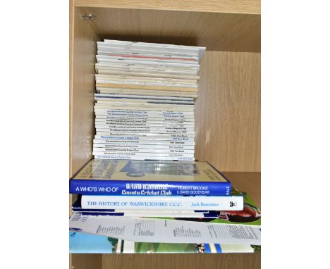 CRICKET YEARBOOKS - WARWICKSHIRE, a collection of Yearbook / Annual Reports, 1951 - 2010 (47) (1952, 1954, 1966, 1971, 1972, 