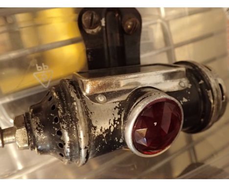 Vintage rear cycle lamp by Powell and Halmer rear cycle lamp