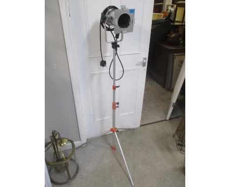 A Vision par 30, lamp on an Italian extending tripod base 