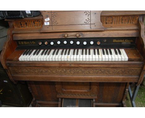 A Harmonium/American Organ by D.W. Karn & Co