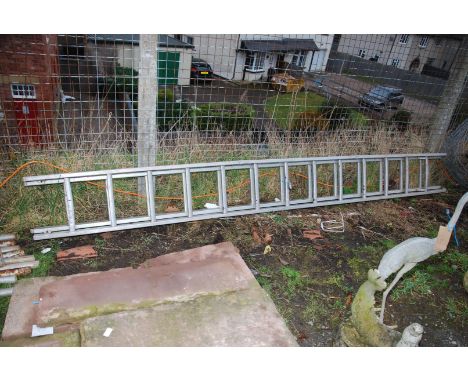 A double extending ladder.