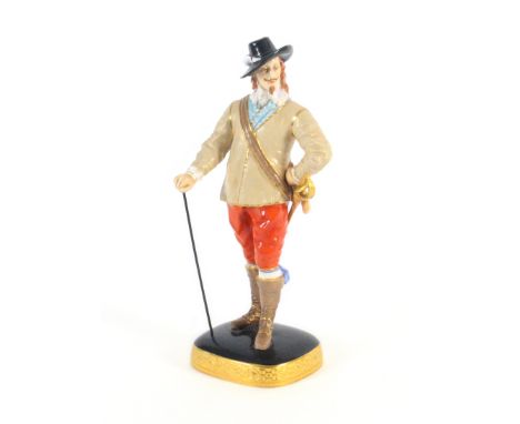 A Royal Worcester figure “Charles I After Van Dyck” No. 2651, black mark, 25.5cm