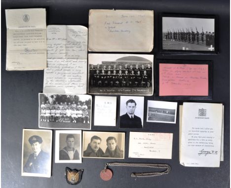 Local Interest - a personal collection of Bristol WWII Second World War letters and effects relating to a Sub Lieutenant Kenn