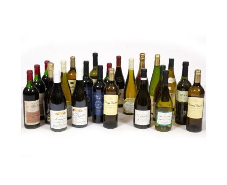 TWENTY FOUR VARIOUS BOTTLE OF WINE to include three bottles of Chateau Thieuley Bordeaux Sec Savignon-Semillon 2014, three bo