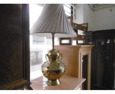 EASTERN BRASS LAMP